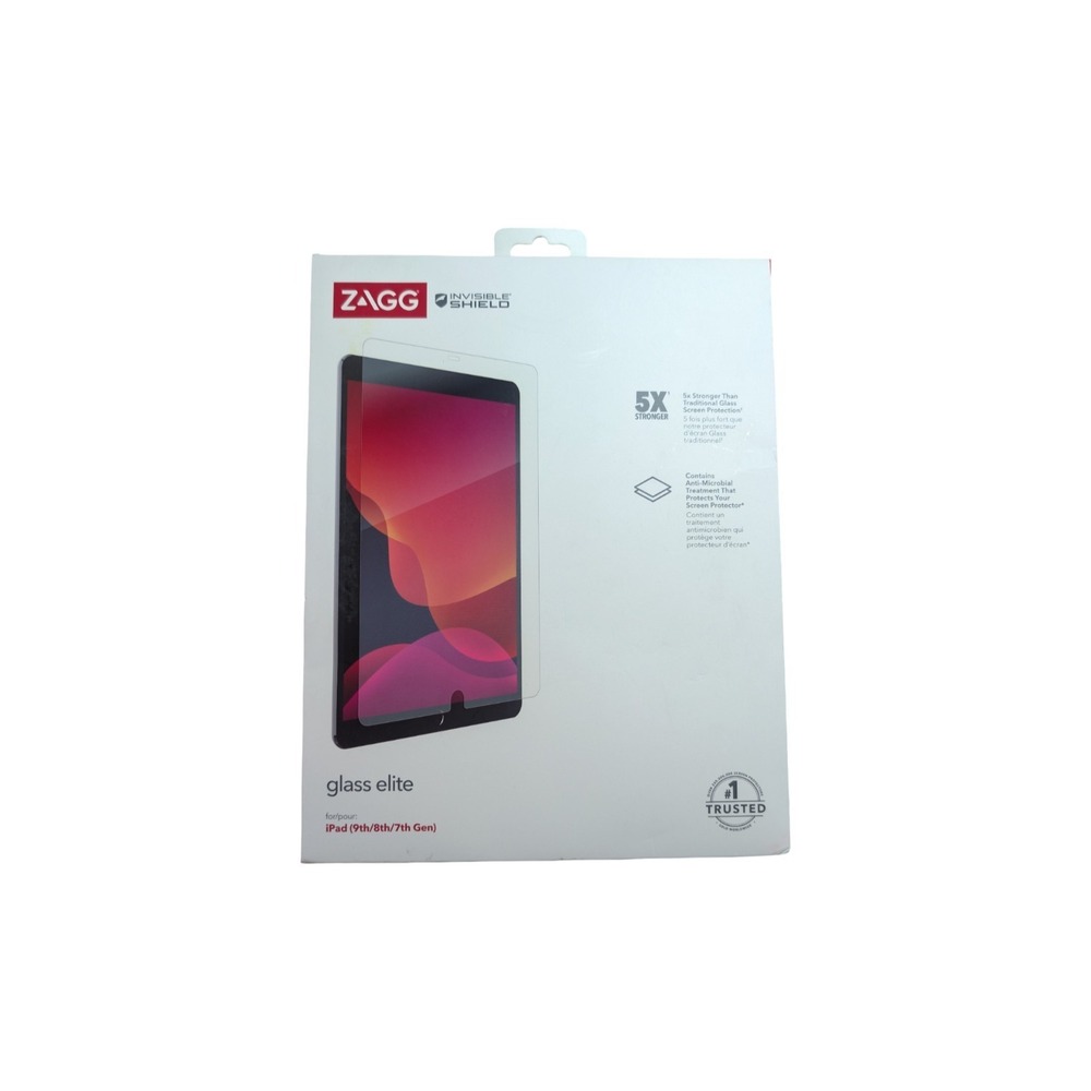 Zagg Glass Elite Screen Protector For Ipad 9th 8th‎ 7th Generation 10.2 Inch